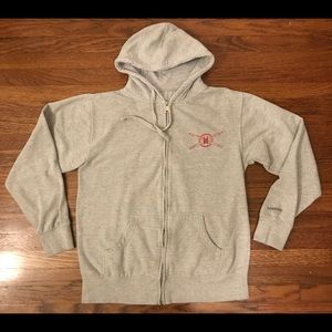 Men’s ImKing pencil Logo Zipper hoodie size large